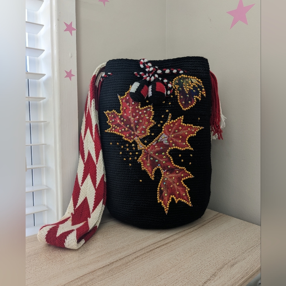 Authentic Wayuu Bag/ Mochila Wayuu Colombiana/ Size L /